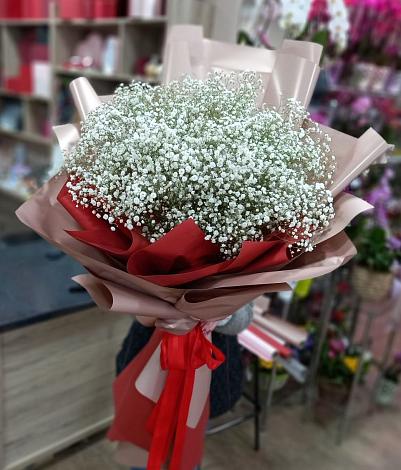 Букет цветов из: Гипсофила в Новотитаровской