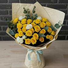 Букет цветов из:  Розы в Новотитаровской