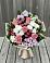 Букет цветов из: Альстромерии, Гвоздики, Розы и Хризантемы в Новотитаровской