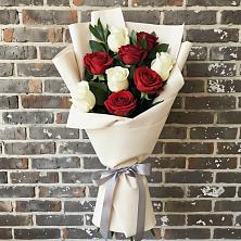 Букет цветов из:  Розы в Новотитаровской