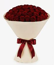 Букет 101 Бордовая роза Блэк Бакарра в Новотитаровской