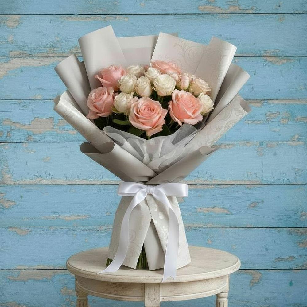 Букет цветов из: Розы в Новотитаровской