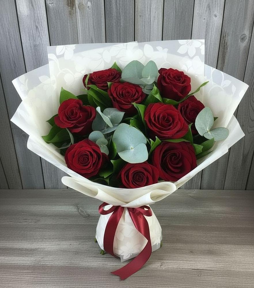 Букет цветов из: Розы в Новотитаровской