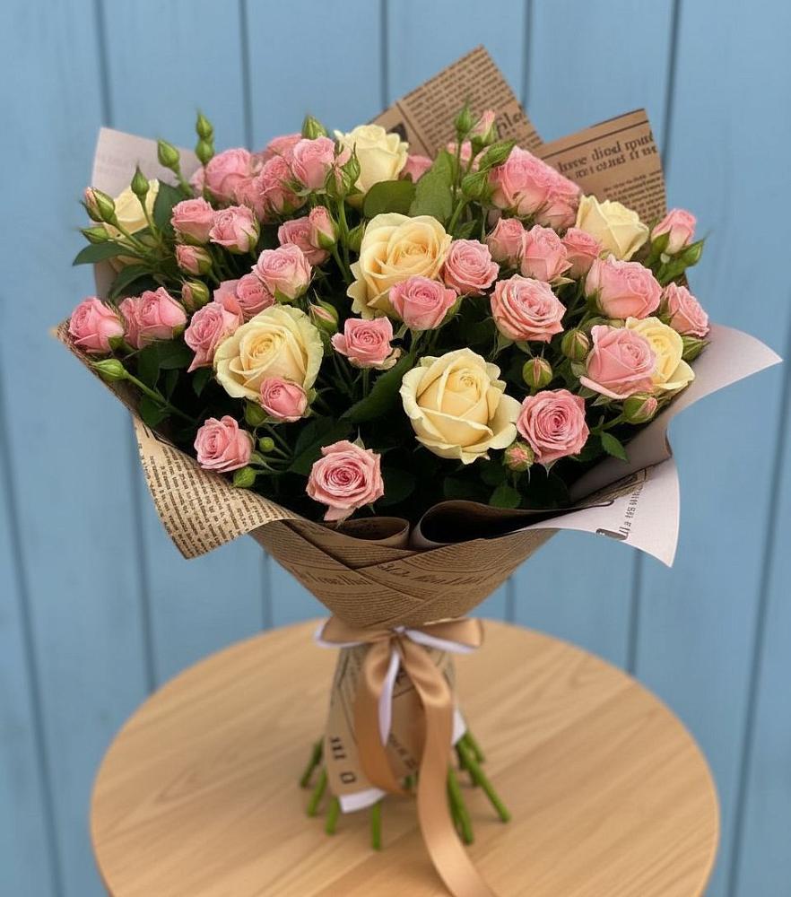 Букет цветов из: Розы в Новотитаровской