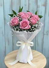 Букет цветов из:  Розы в Новотитаровской