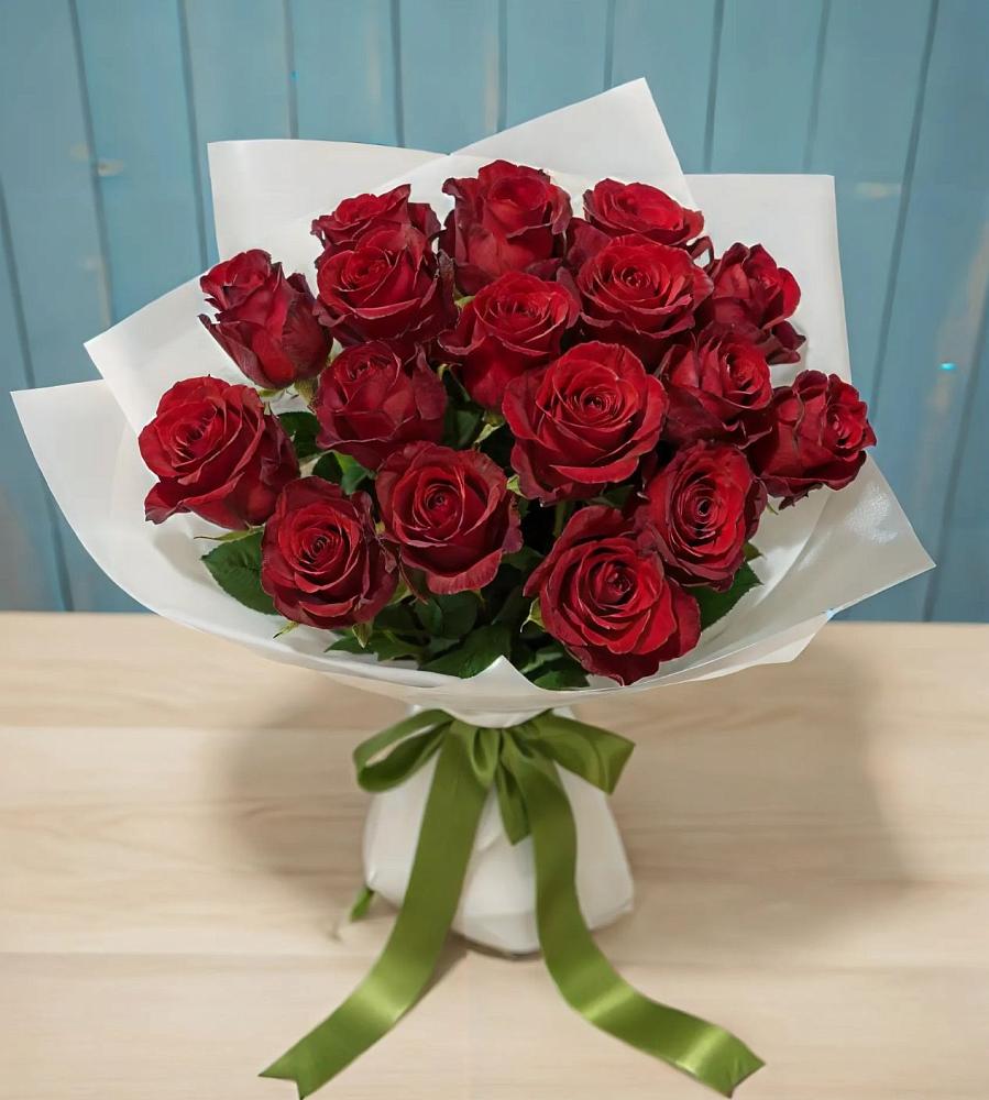 Букет Красные розы в Новотитаровской