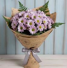 Букет цветов из:  Хризантемы в Новотитаровской