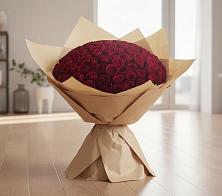 Букет 101 Красная роза в Новотитаровской