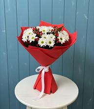 Букет цветов из:  Хризантемы в Новотитаровской