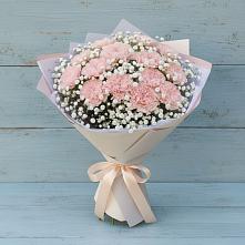 Букет цветов из:  Гвоздики в Новотитаровской