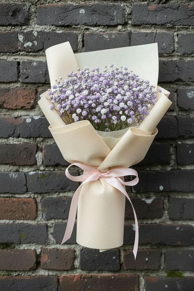 Букет цветов из: Гипсофила в Новотитаровской