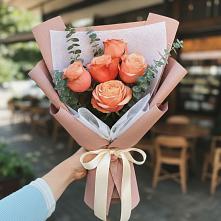 Букет цветов из:  Розы в Новотитаровской