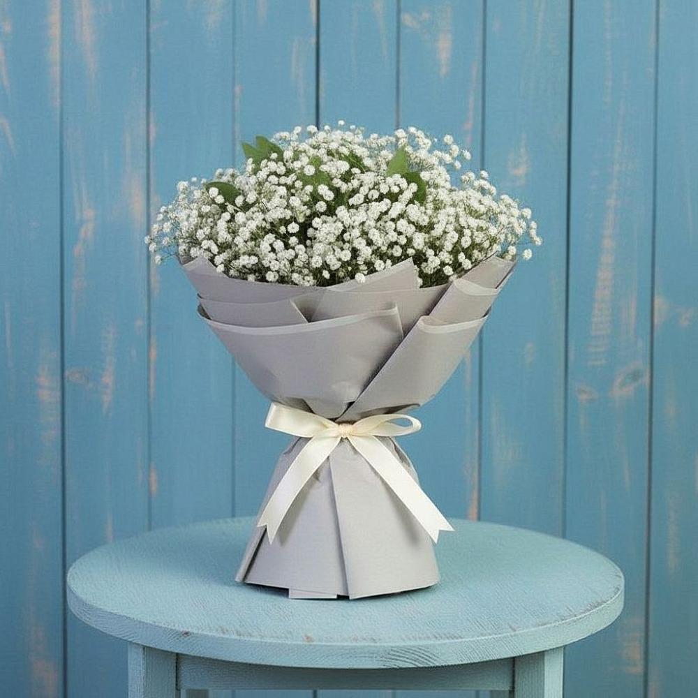 Букет цветов из: Гипсофила в Новотитаровской