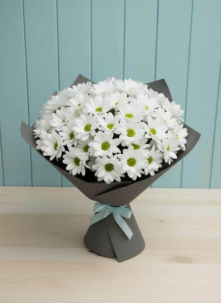 Букет цветов из: Хризантемы в Новотитаровской