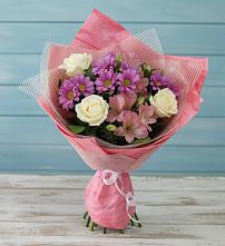 Букет цветов из:  Герберы в Новотитаровской