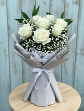 Букет цветов из:  Розы #REPLACE_PRED# Новотитаровской