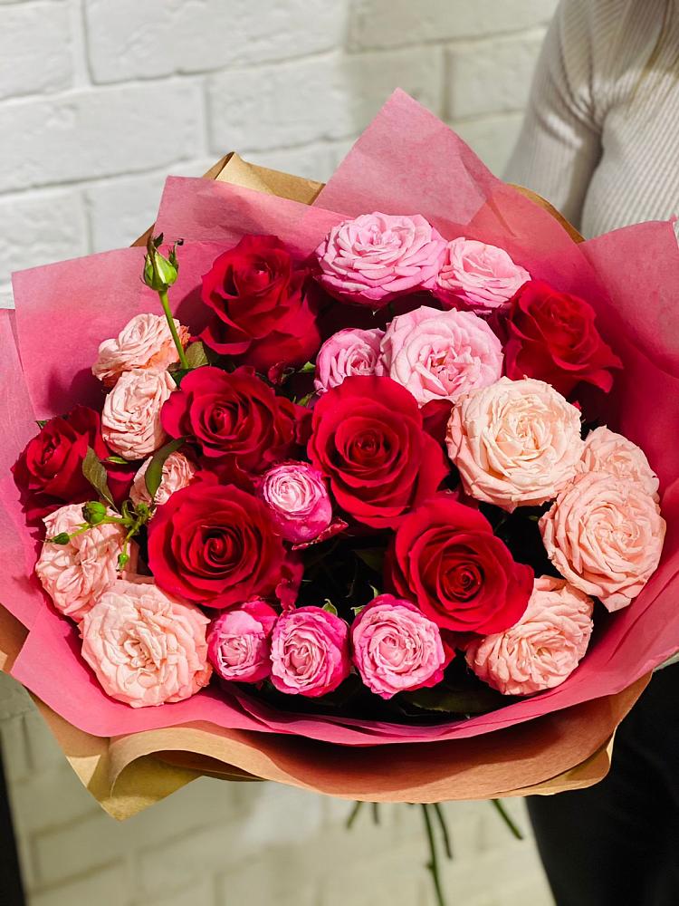 Букет цветов из: Розы в Новотитаровской