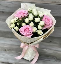 Букет цветов из:  Розы в Новотитаровской