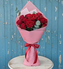 Букет цветов из:  Розы в Новотитаровской
