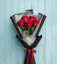 Букет цветов из:  Розы в Новотитаровской