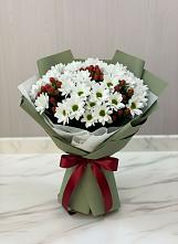 Букет цветов из:  Хризантемы в Новотитаровской