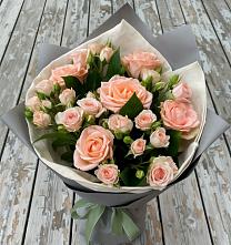 Букет цветов из:  Розы в Новотитаровской