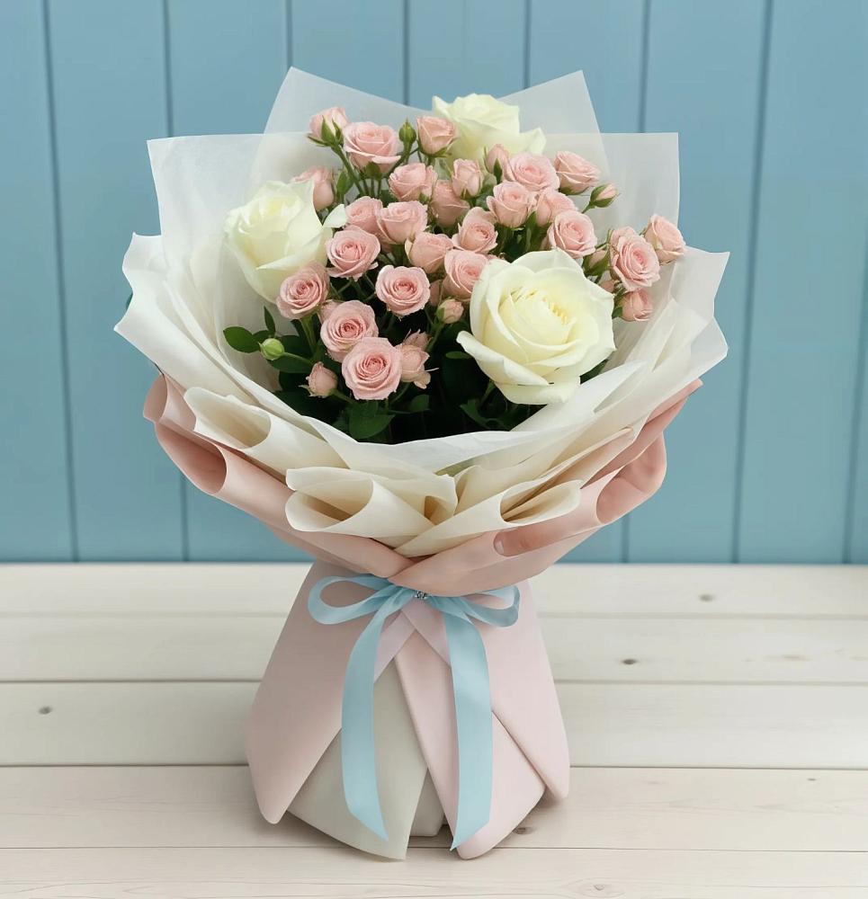 Букет цветов из: Розы в Новотитаровской