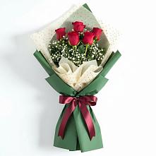 Букет цветов из:  Розы в Новотитаровской