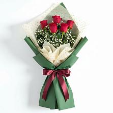 Букет цветов из:  Розы в Новотитаровской