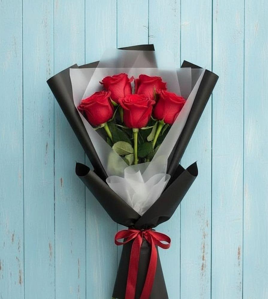 Букет цветов из: Розы в Новотитаровской