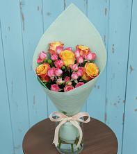 Букет цветов из:  Розы в Новотитаровской