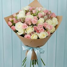 Букет цветов из:  Розы в Новотитаровской