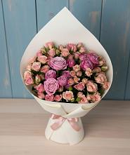 Букет цветов из:  Розы #REPLACE_PRED# Новотитаровской